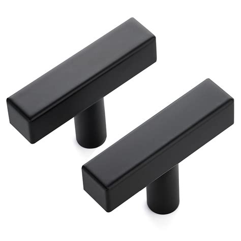 dcuo stainless steel cabinets|10 Pack Cabinet Knobs – Matte Black Square Bilayer Modern .